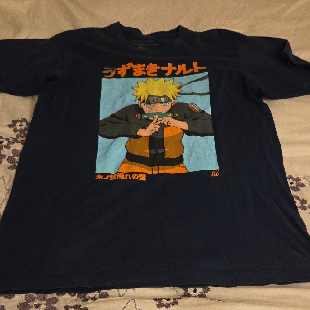 Naruto Graphic Tee - Black